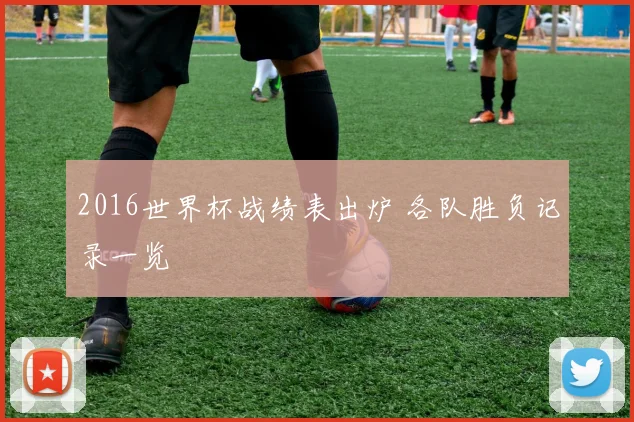 2016世界杯战绩表出炉 各队胜负记录一览